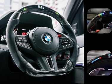 DRVN G-Series LED steering wheel with interactive race display